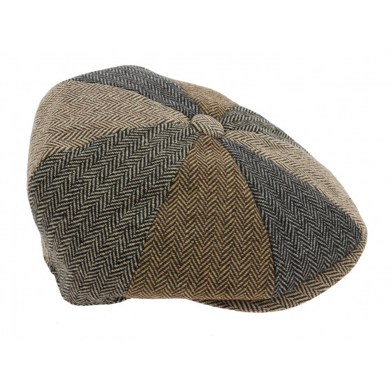Casquette irlandaise Patchwork Newsboy