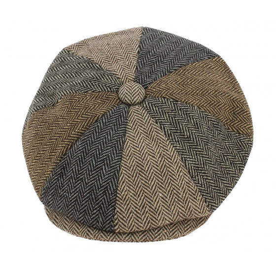 Casquette irlandaise Patchwork Newsboy