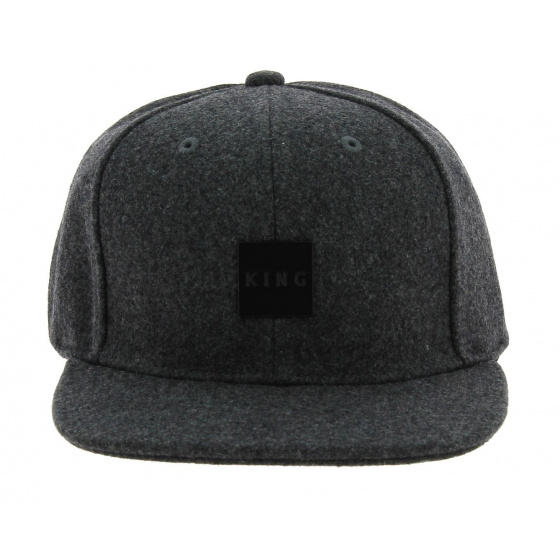 Gray Wool Sterling Snapback Cap - King Apparel