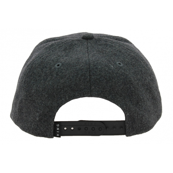 Gray Wool Sterling Snapback Cap - King Apparel