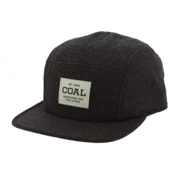 The Richmond Wool Strapback Cap Grey - Coal