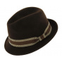 Jazzy Trilby Hat Wool Felt brown - Aussie Apparel