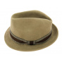Jazzy Trilby Hat Beige Wool Felt - Aussie Apparel