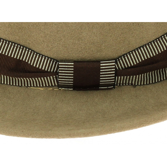 Chapeau trilby Jazzy Feutre laine beige- Aussie Apparel