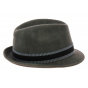 Grey wool felt Jazzy Trilby hat - Aussie Apparel