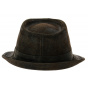 Trilby hat leather