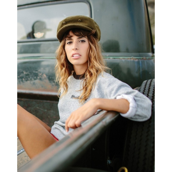 Seth Flat Cap Black - Brixton Seth Flat Cap Black - Brixton