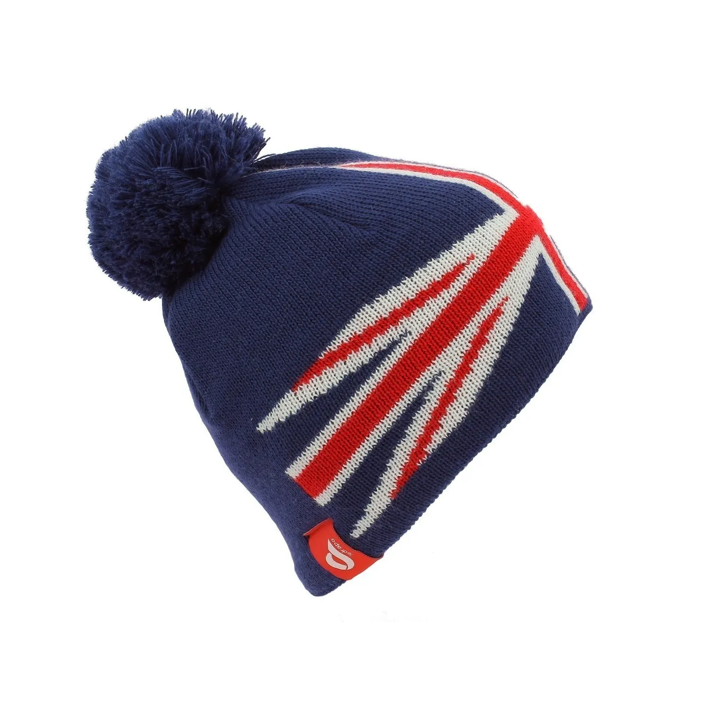 United Kingdom Pom Pom Beanie - Le Drapo - Reference: 7416 | Chapellerie Traclet