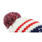 USA Flag Pom Pom Beanie - Le Drapo