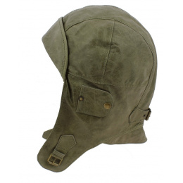Sacramento Auto Cap Olive Leather - Stetson