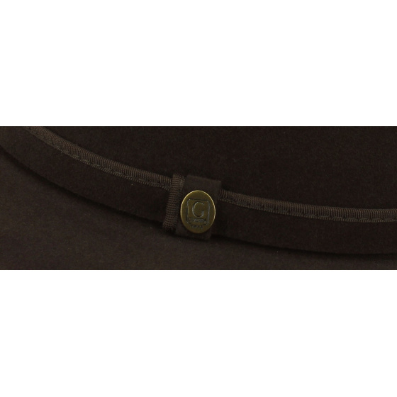 Brown l'Uomo Fur Felt Traveller Hat - Guerra 1855 Brown l'Uomo Fur Felt Traveller Hat - Guerra 1855