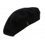 Basco Wool Beret Black - Borsalino