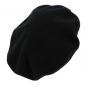 Basco Wool Beret Black - Borsalino