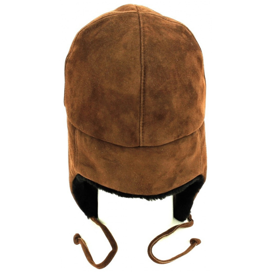 Genuine fur Moscow Ushanka - Gena brown