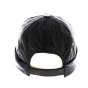 Black Harley leather beanie - Bullet style Seven Joker