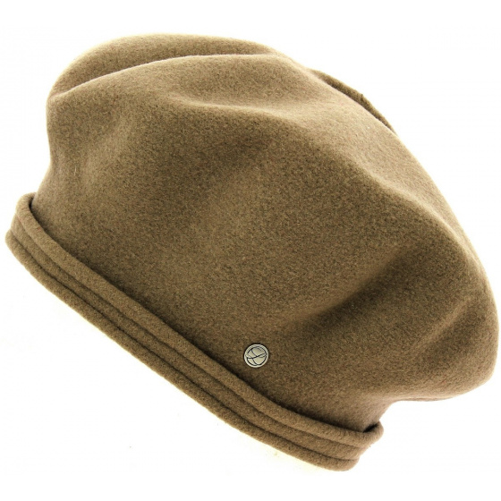 Beret Berthe Héritage par Laulhère -Marron glacé