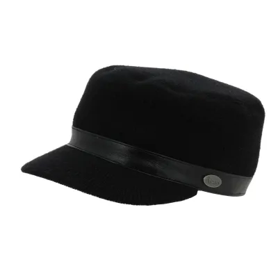 Casquette Army Laine Noir - Alcap Reference : 2112 | Chapellerie Traclet
