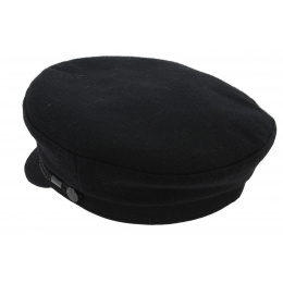 Casquette de Marin Cancale Laine Noir - Traclet