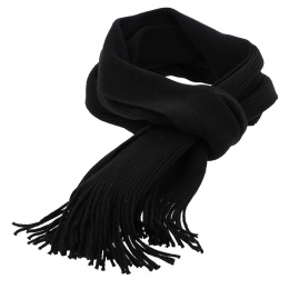 Dressy Acrylic Scarf Black - Atlantis