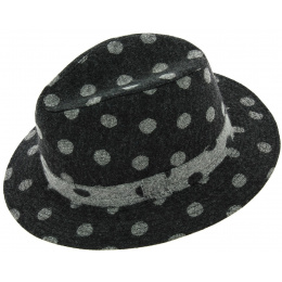 Chapeau Traveller Josephine Paille Papier Marron- Bronté