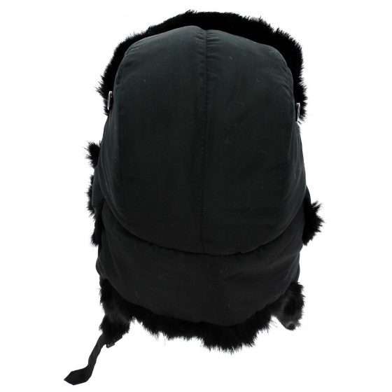 Nera Black Fur Ushanka Hat