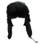 Nera Black Fur Ushanka Hat