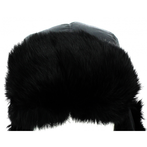 Nera Black Fur Ushanka Hat