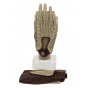 Brown Leather & Cotton Driving Mitt - Glove Story