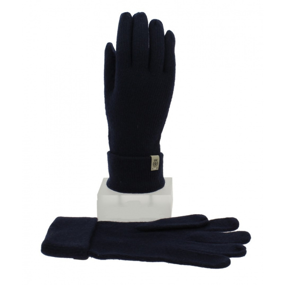 Edin Mixed Navy Gloves - Roeckl