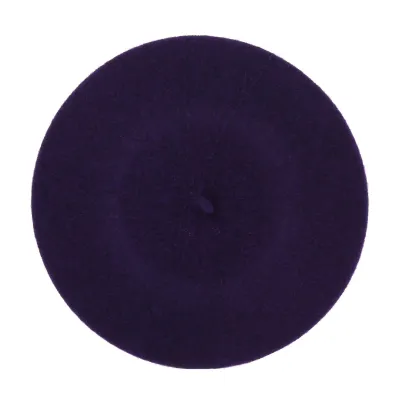 Beret Laine Traclet Violet Reference : 5255 | Chapellerie Traclet