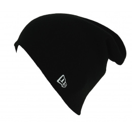 Unisex Long Beanie Essential Knit Acrylic Black - New Era