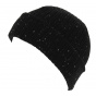 Unisex Fisherman Cuff Acrylic Black Beanie - New Era