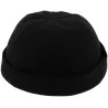 Black Cotton Cooper Summer Docker Beanie Reference: 899 | Traclet Hat Shop