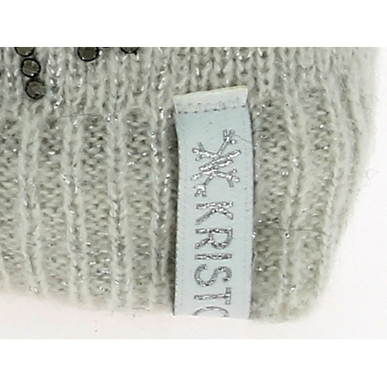 Lara Lurex Kristo Beanie Off-white