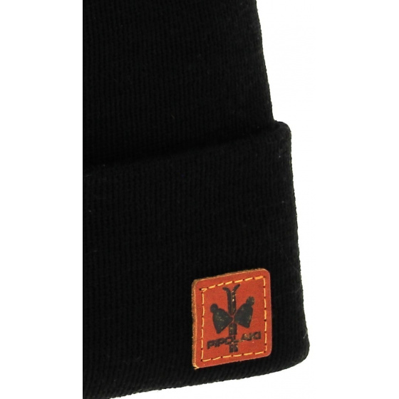 Dulce Black Cuffed Beanie - Pipolaki
