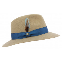 Chapeau Traveller SummerTime Feutre Laine Beige - Pierre Cardin