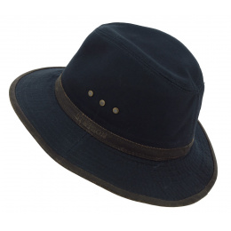 Traveller Hat Ava Ruston Navy Cotton Hat - Stetson