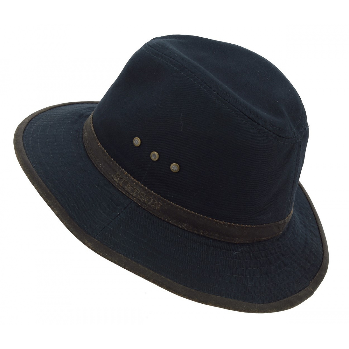 Forstyrre Lokomotiv Betjene Traveller Hat Ava Ruston Navy Cotton Hat - Stetson Reference : 7503 |  Chapellerie Traclet
