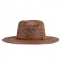 Simpson Straw Fedora Hat - BRIXTON