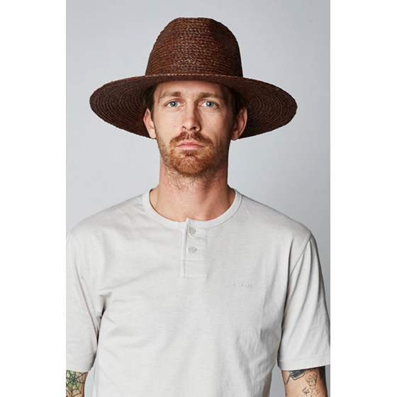 Simpson Straw Fedora Hat - BRIXTON