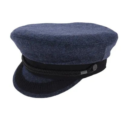 Casquette Marin Camaret Laine Bleu - Mtm Reference : 7175 | Chapellerie Traclet