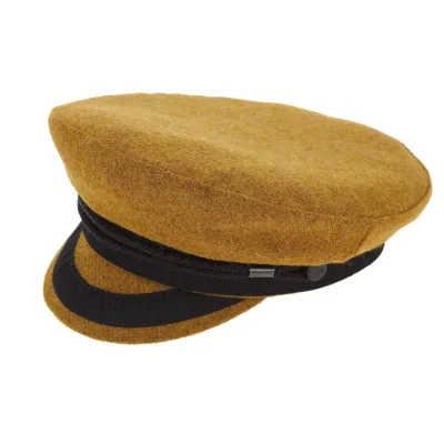 Mustard Wool Camaret Sailor Cap - Mtm Reference : 7312 | Traclet Hat Shop
