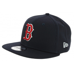 Boston Red Sox Navy Cotton Snapback Cap - New Era
