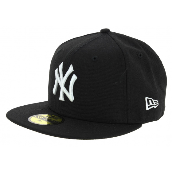 Fitted Cap Basics Yankees NY Wool Black - New Era
