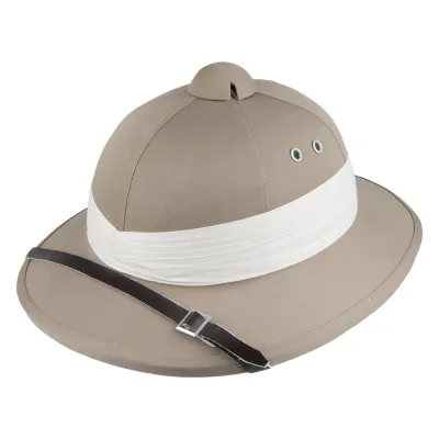 Khaki African Safari Colonial Helmet Reference: 3566 | Traclet Hat Shop