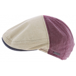 Atacama Two-tone Cotton Flat Cap - Stetson