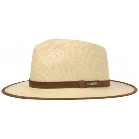 Chapeau en Paille Groton Panama Stetson Chapeau en Paille Groton Panama Stetson