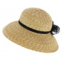 Marzial Natural Straw Summer Capeline - Traclet