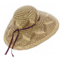 Banderia Summer Sun Hat Two-Tone Natural Straw - Traclet