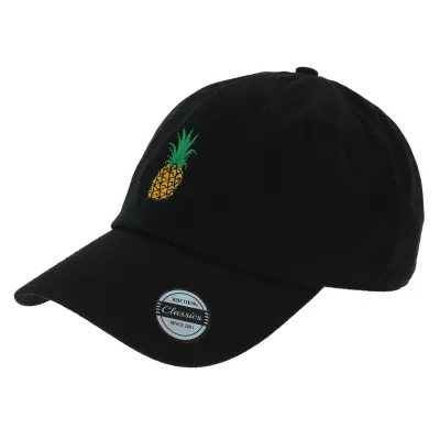 Pineapple Cotton Strapback Baseball Cap - Kbethos Reference: 5524 | Traclet Hat Shop